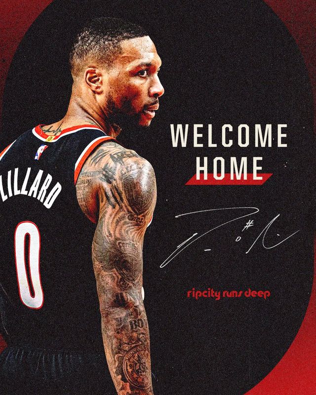 3年4200萬(wàn)美元！開(kāi)拓者官宣簽約利拉德：五大數(shù)據(jù)排名隊(duì)史第一